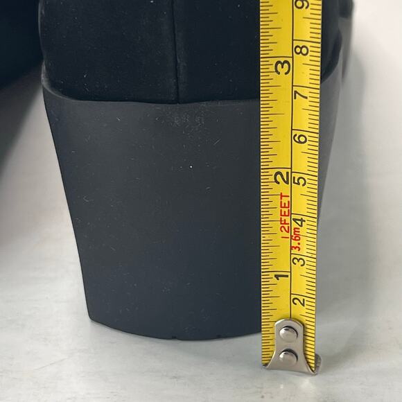 Vionic Sereno Wedge Slip On Black Nubuck Pumps I8693L1001 Women's 10 Wide - Picture 8 of 11